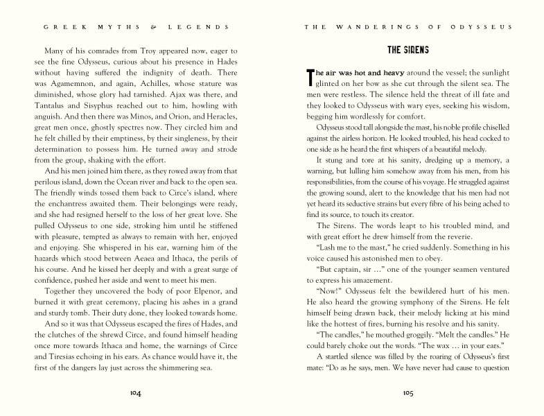 Greek Myths & Legends (Collector's Edition)