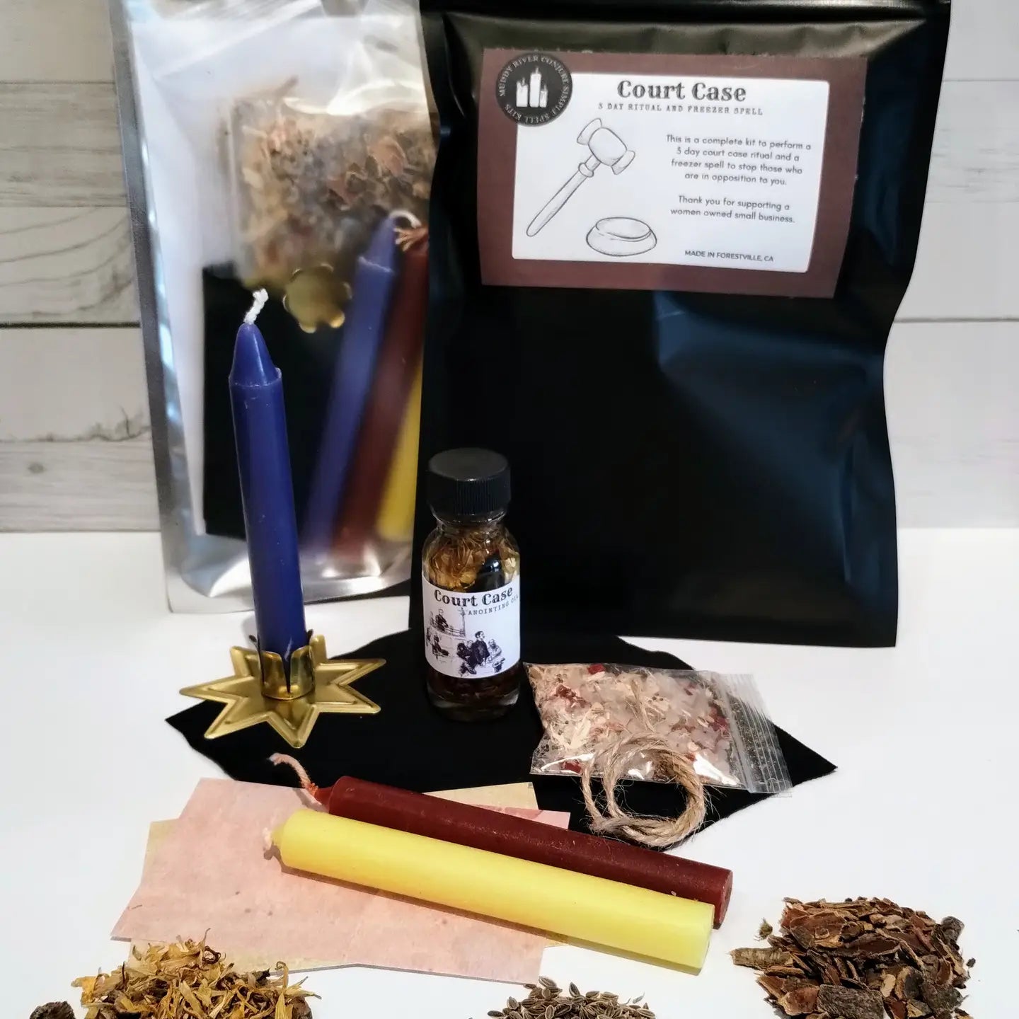 Court Case 3 Night Ritual and Freezer Spell Kit