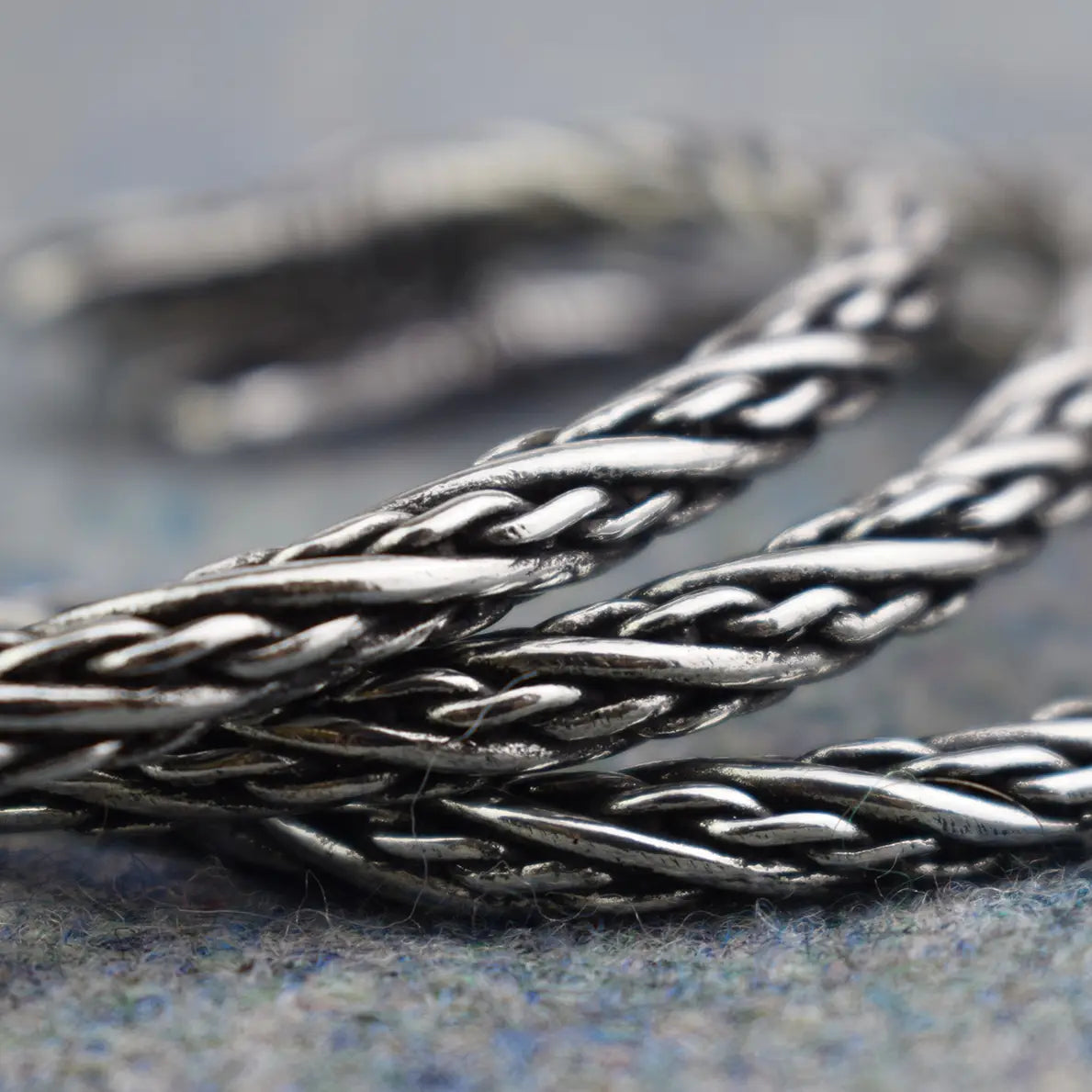 Pewter Small Dragon Head Viking Bracelet