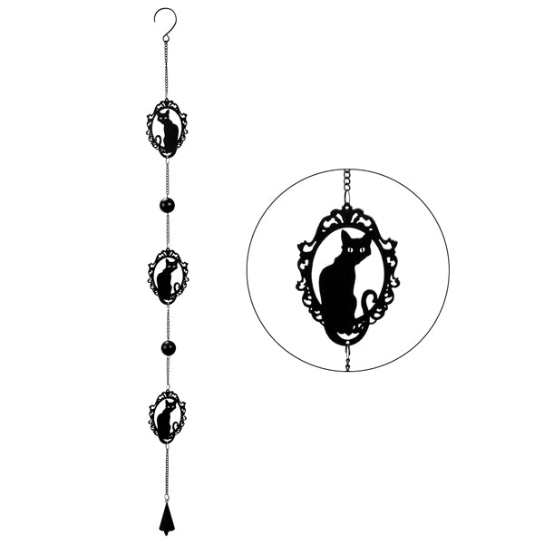 CAT SILHOUETTE HANGING DECORATION