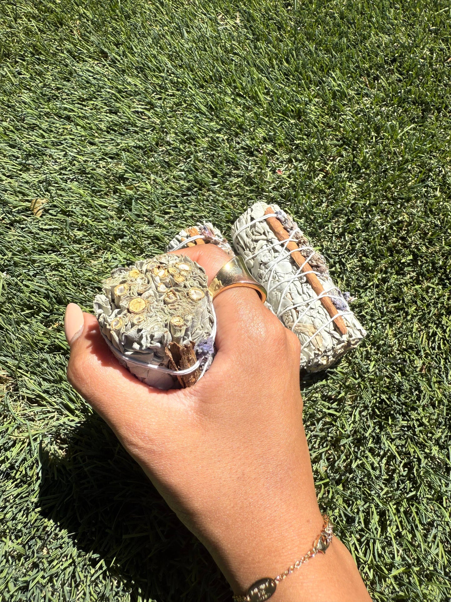 Lavender with Cinnamon and White Sage Bundles