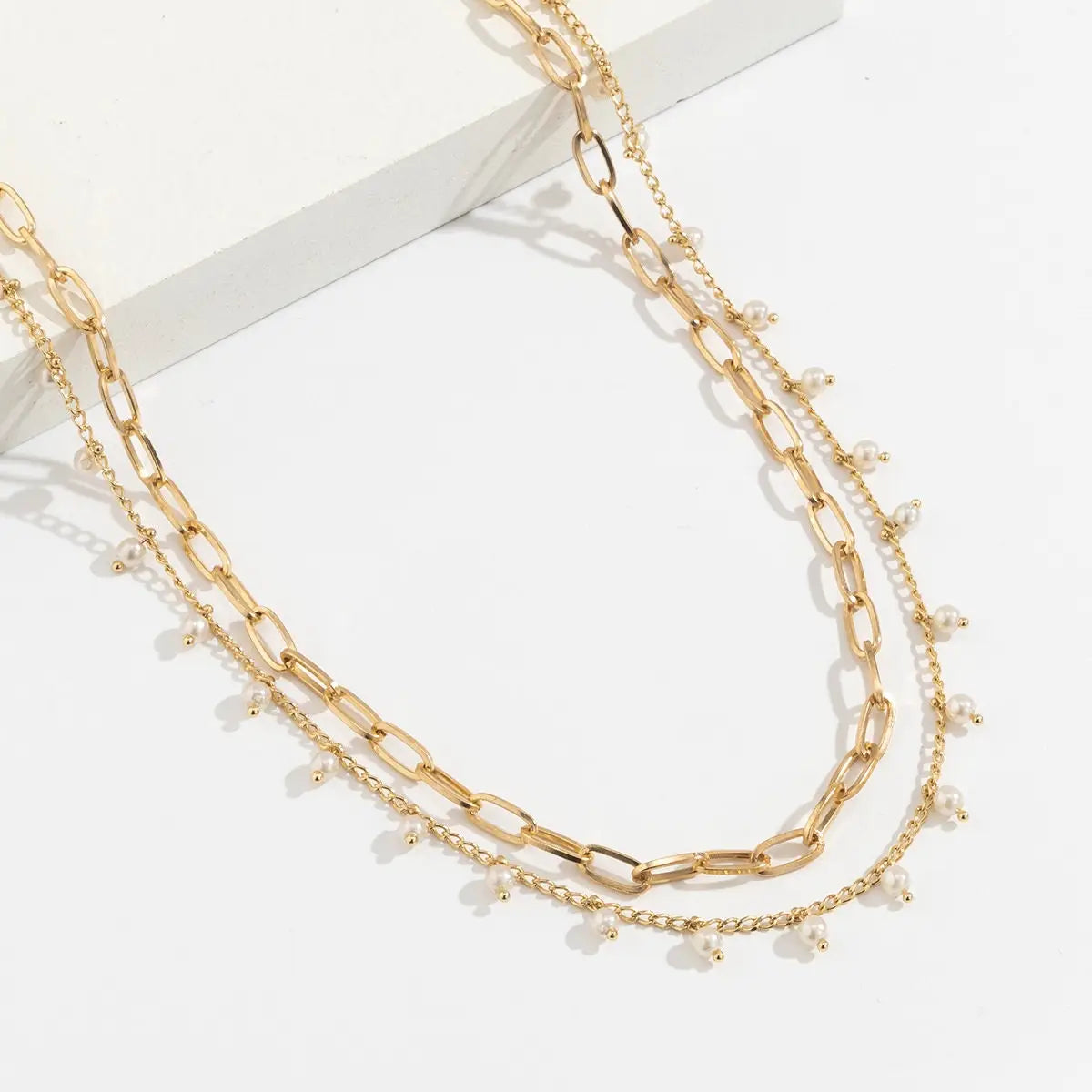 Gold Circle Charm Beaded Waist Belly Chain in Solid Copper
