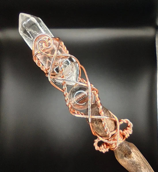 Clear Quartz Wizard Wand
