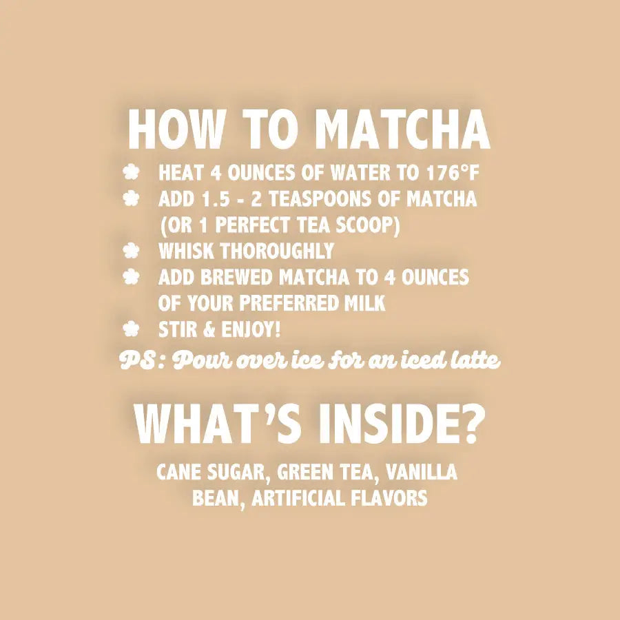 Matcha Smooth Vanilla