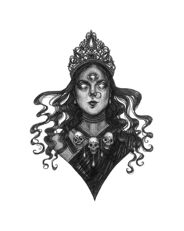 Kali Fine Art Print - Hindu Goddess of Death