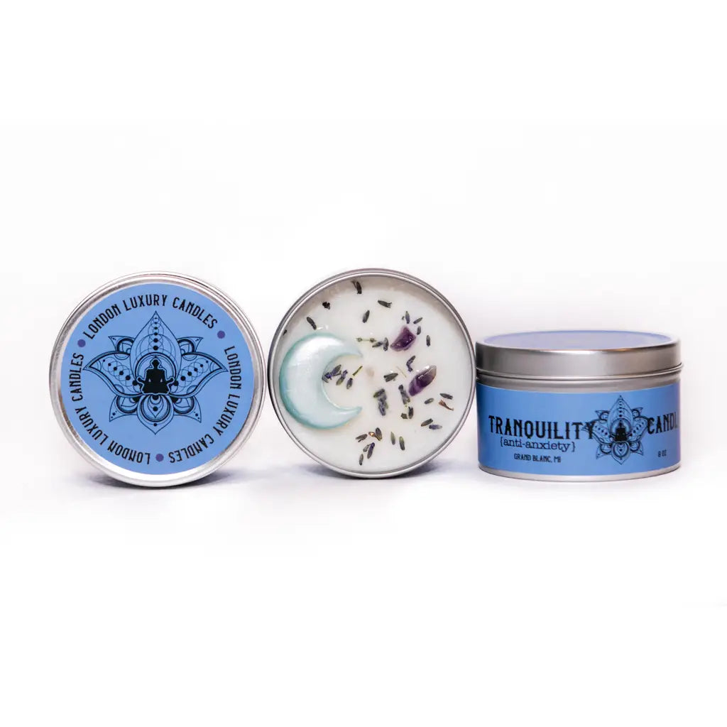 Crystal Candle Intention Anti-Anxiety