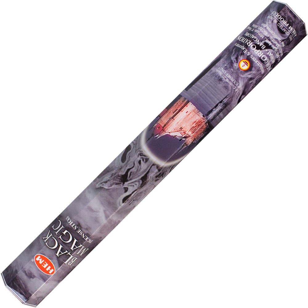Hem Hexagonal Pack Incense 20 Gr Black Magic