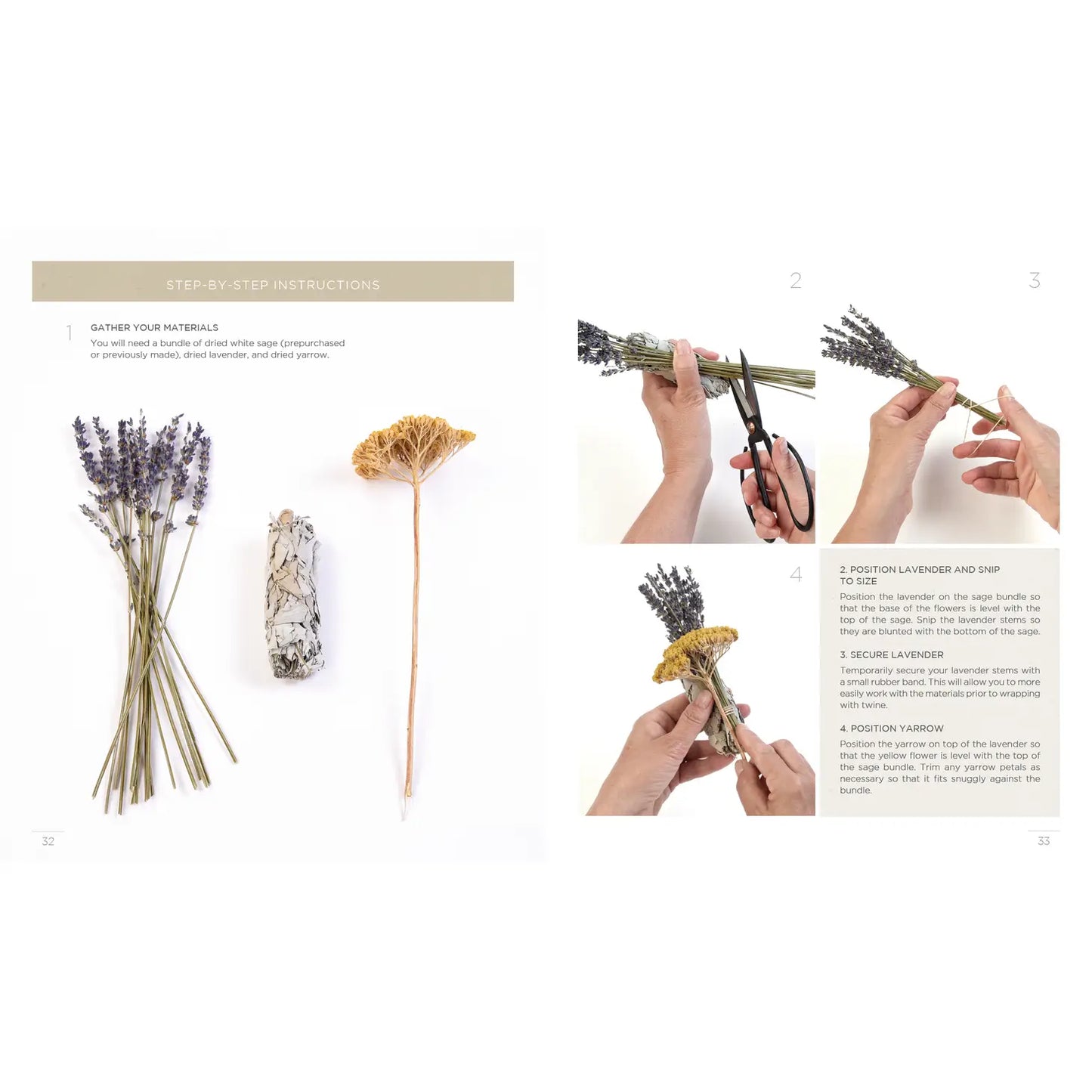 Creating Smudge Sticks