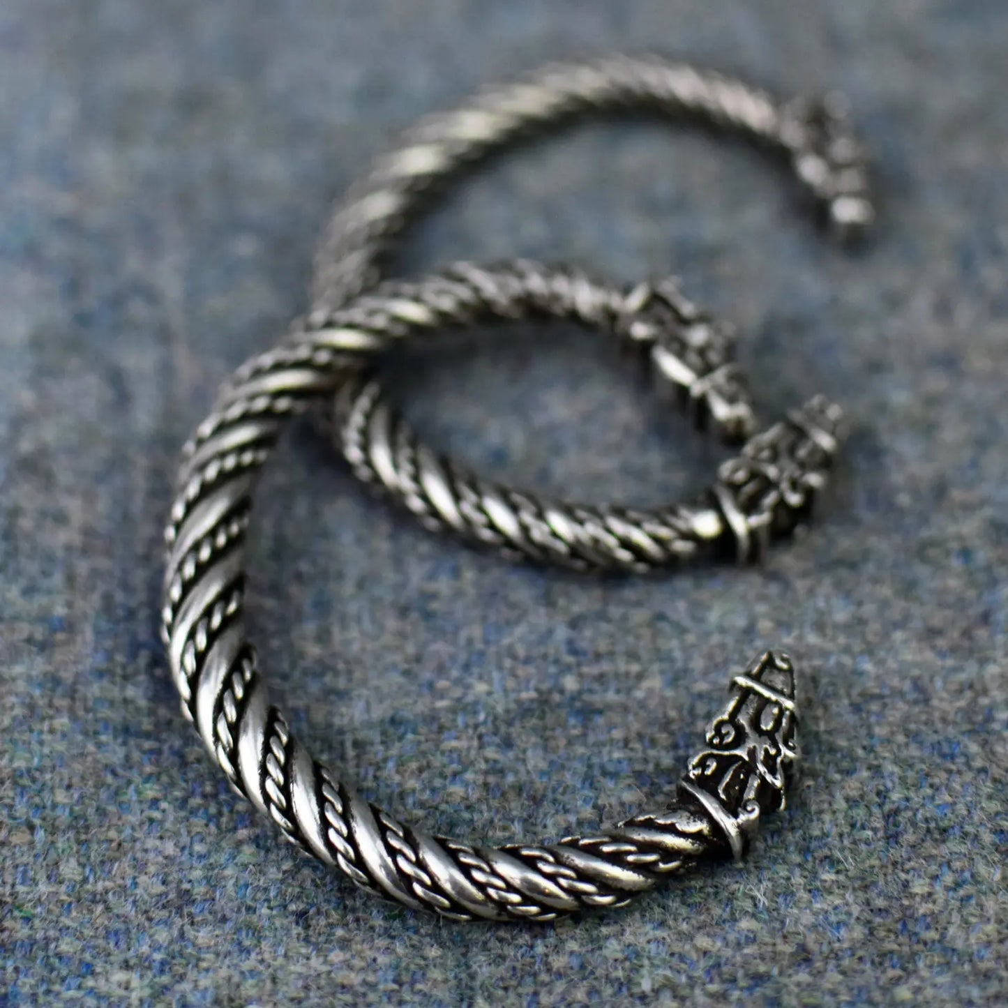 Small Odin's Steed, Sleipnir Pewter Viking Bracelet