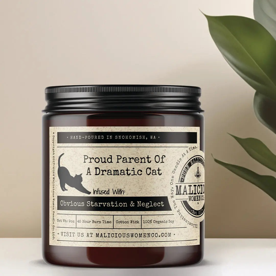 Proud Parent of A Dramatic Cat Candle- Scent: Cosmic Dreams