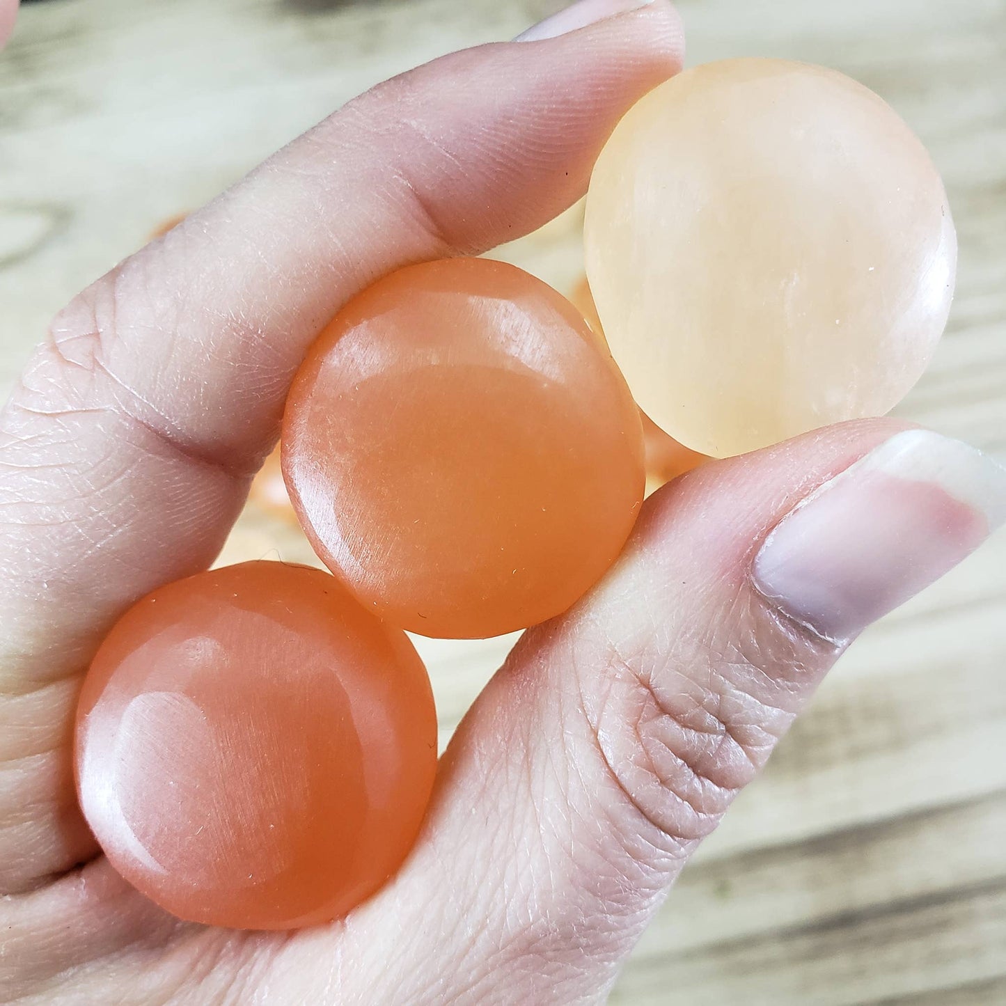 Orange Selenite Tumbles