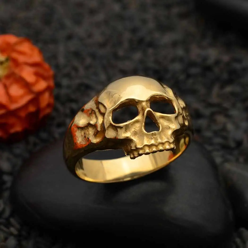 Chunky Skull - Bronze Size 8