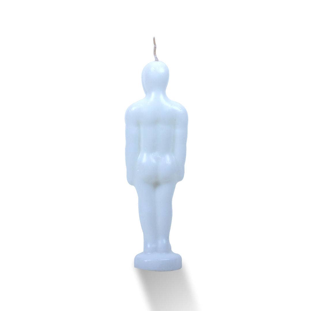 White Man Figure Candle | Vrinda Ritual Candle