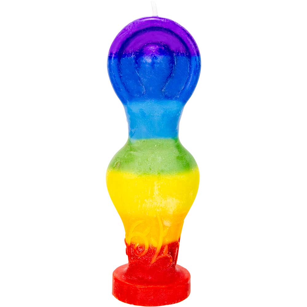 Chakra Goddess Candle - 7 Chakra Rainbow Intention Candle