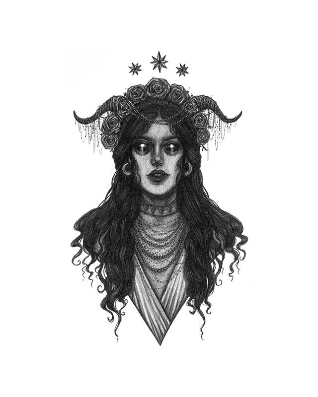 Lilith Fine Art Print - Demon of Jewish Lore