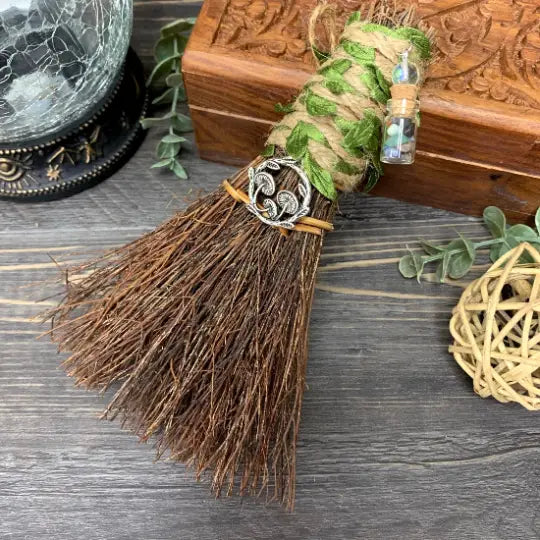 Mushroom Fairy Orb Besom