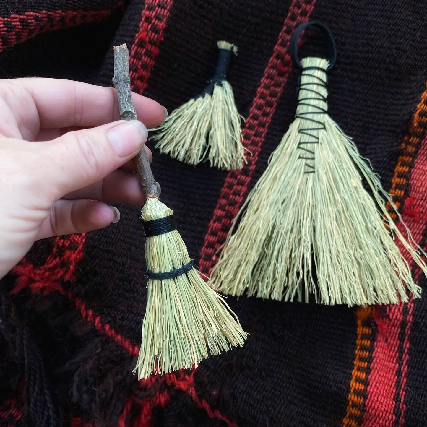 Miniature Besom/Sweeper Broom or Hand Brooms -3-5"