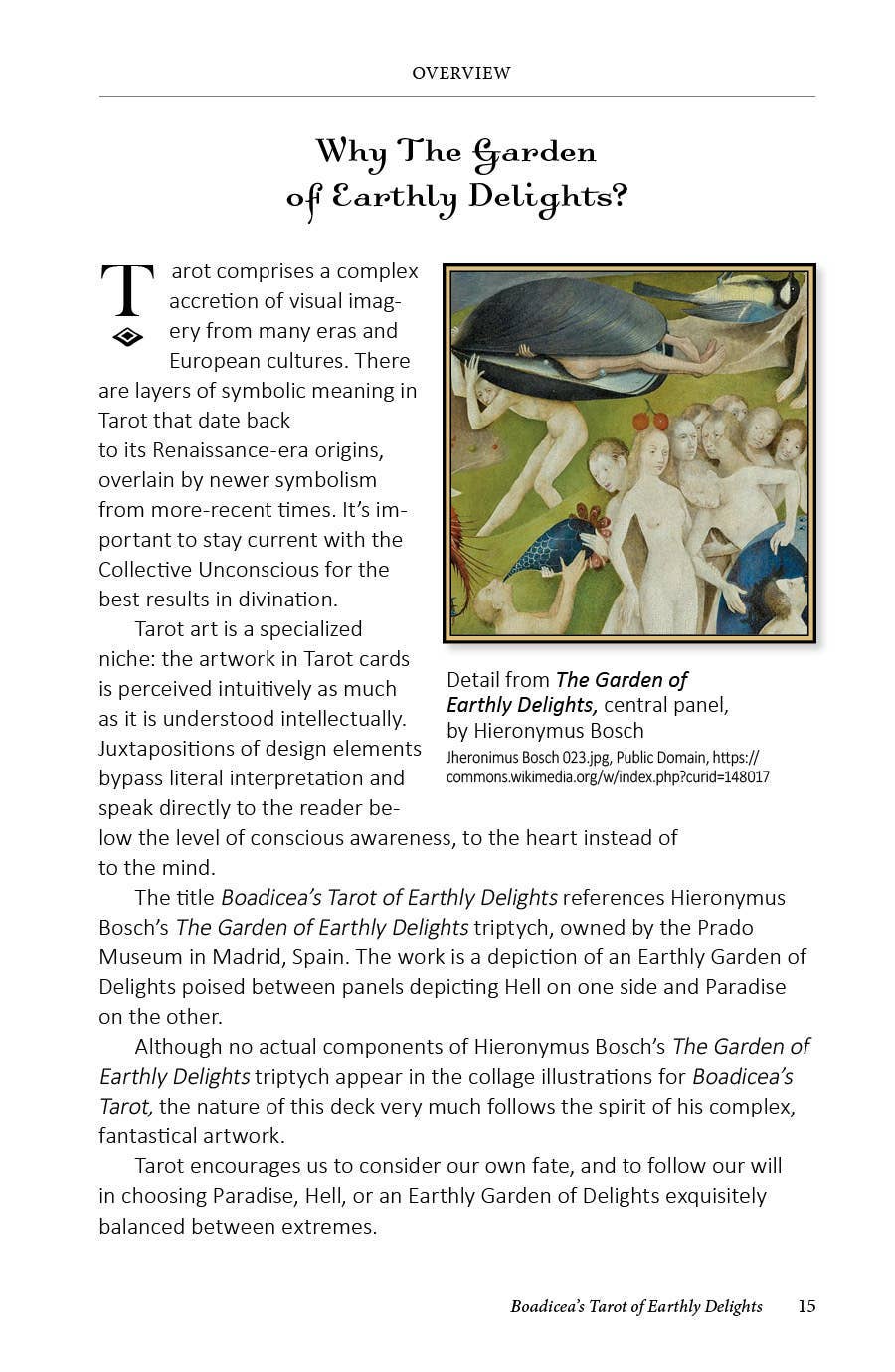 Boadicea's Tarot of Earthly Delights