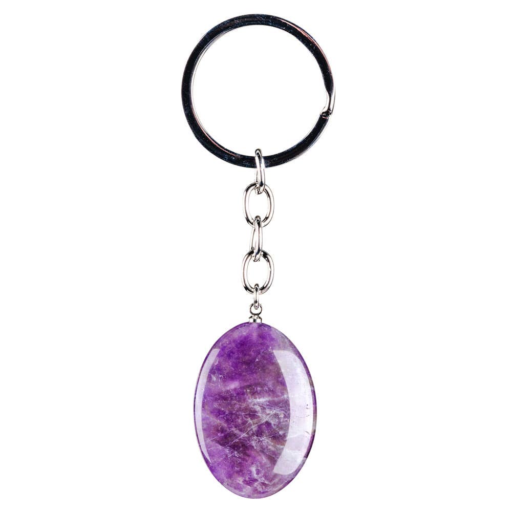 Worry Stone Keychain - Portable Anxiety Relief & Mindfulness Tool