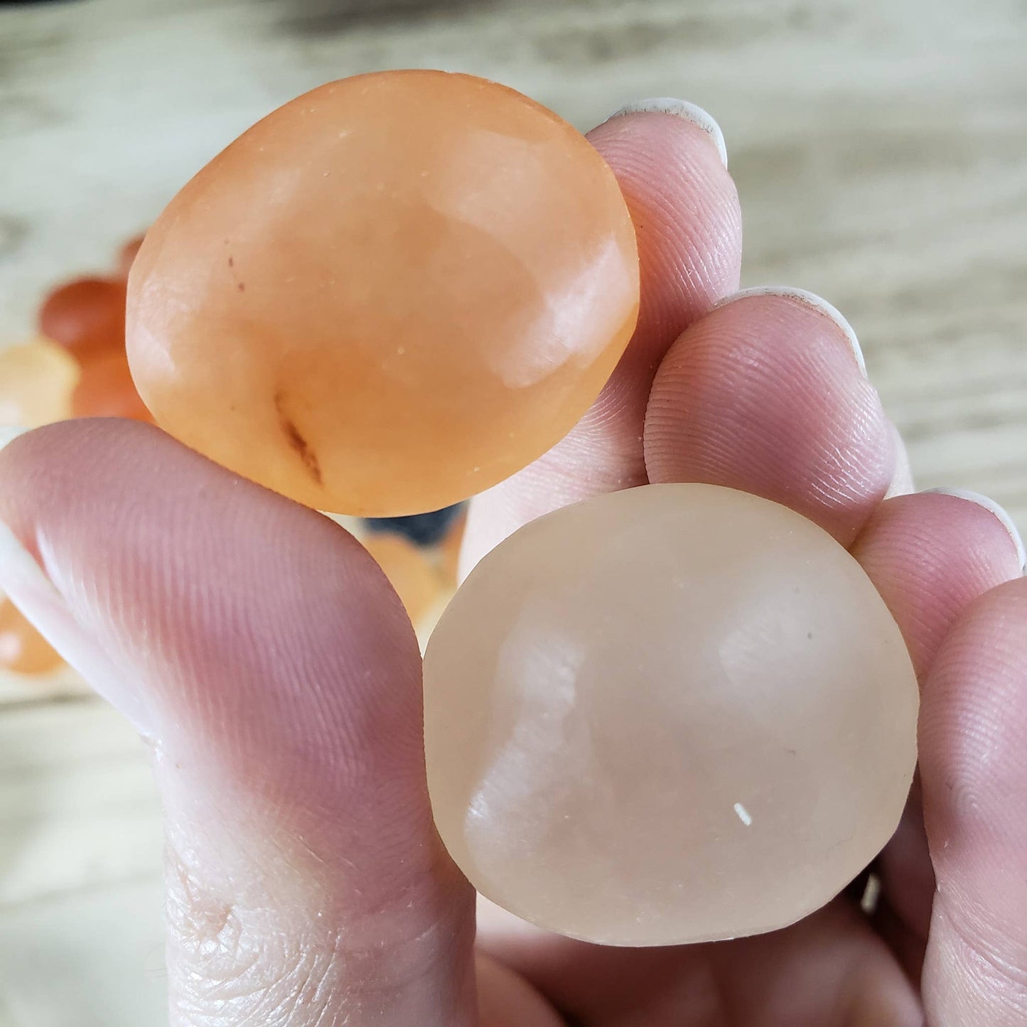 Orange Selenite Tumbles