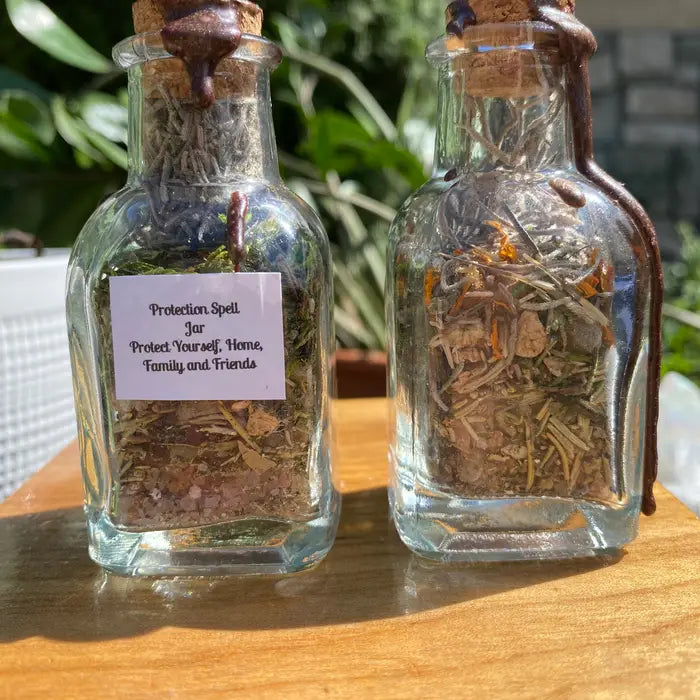 Protection For Self, Home and Family Spell Jar