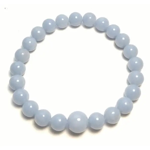 Angelite Stretchy Beaded Bracelet