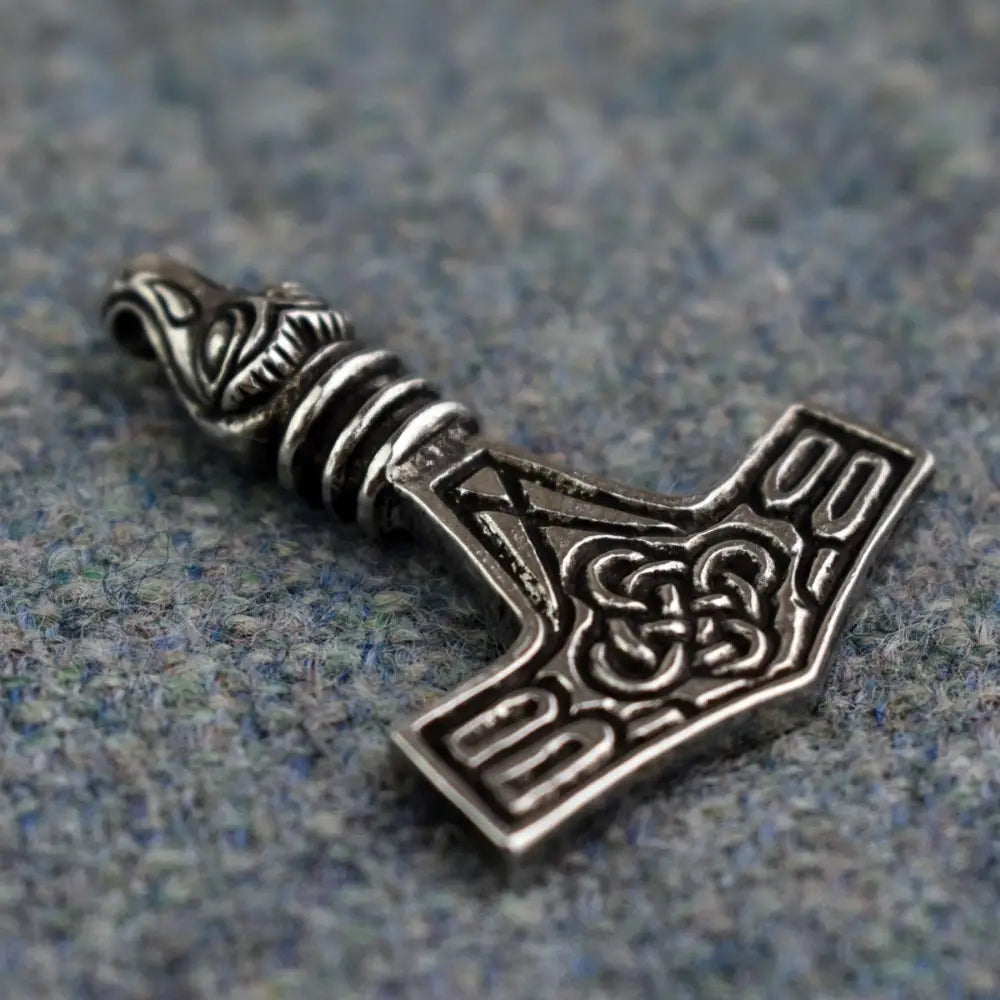 Bird Headed Thor's Hammer Pendant