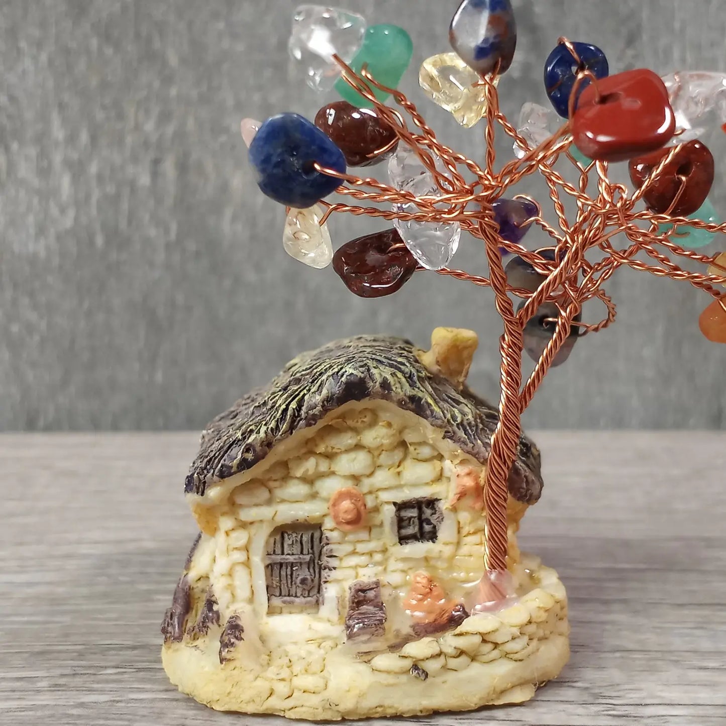 Crystal Tree w/Fairy House