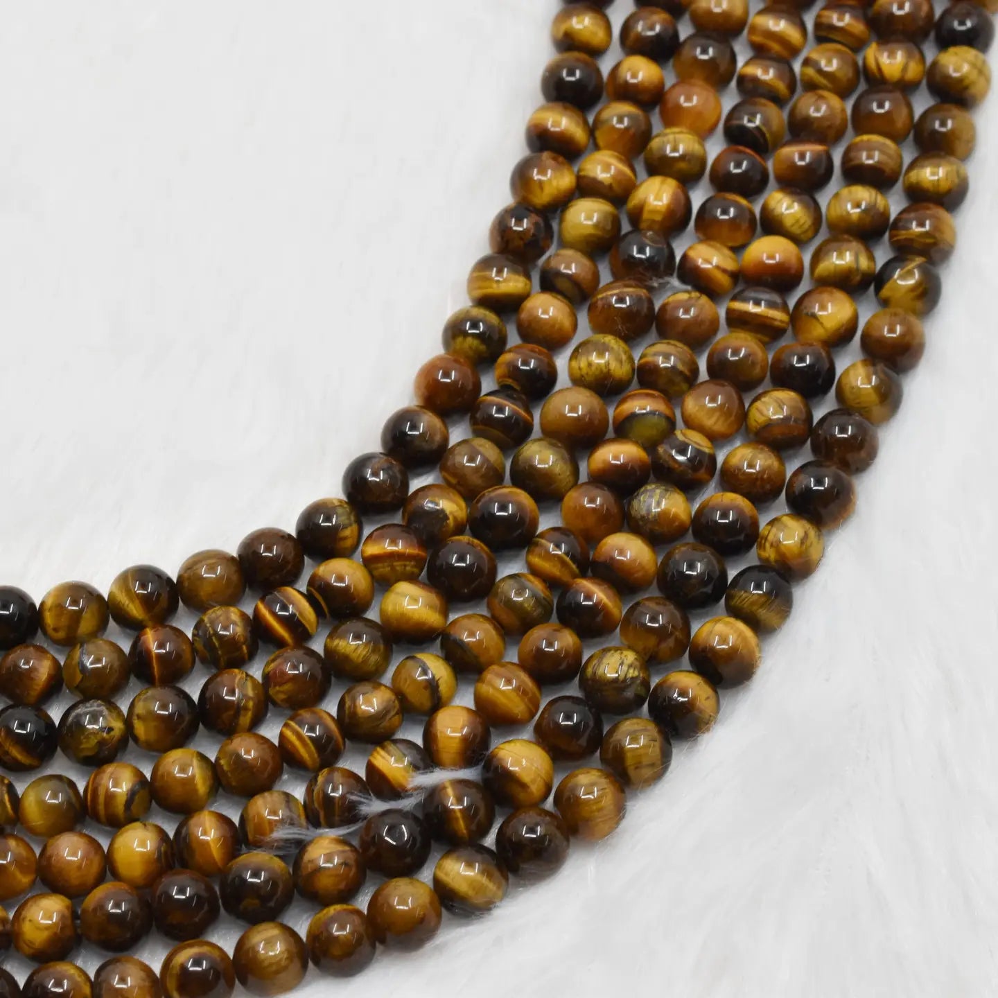 Tiger Eye Round Beads 6mm