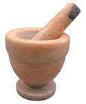 Sunset Jade Mortar and Pestle