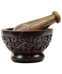 Flower Mortar & Pestle