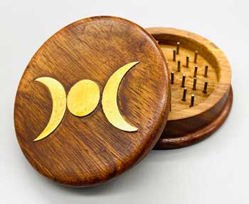 Herb Grinder Triple Moon