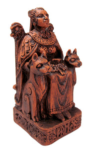 Seated Freya Statue