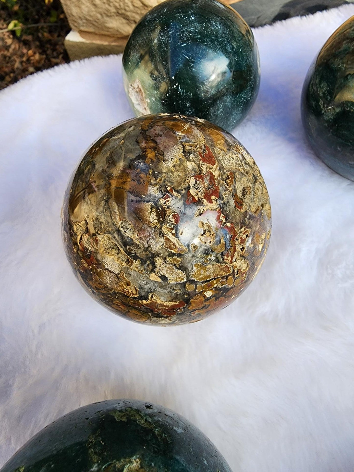 OCEAN JASPER SPHERE by HarleyRae