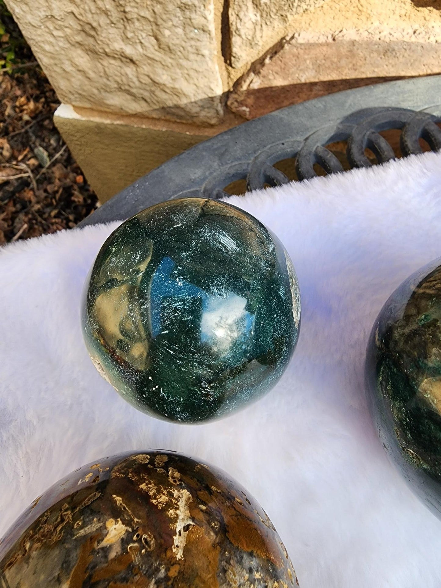 OCEAN JASPER SPHERE by HarleyRae