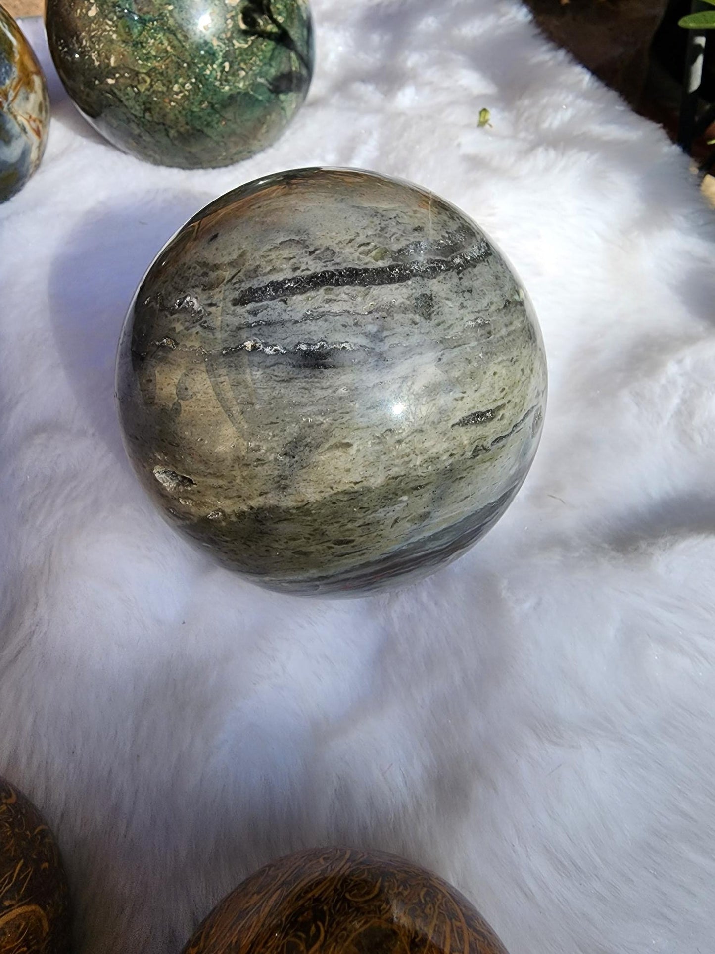 OCEAN JASPER SPHERE by HarleyRae