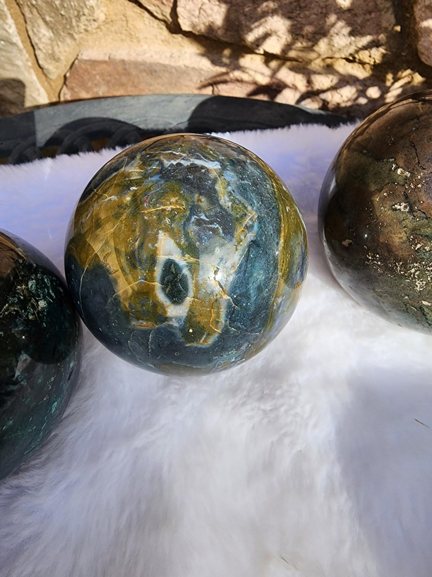 OCEAN JASPER SPHERE by HarleyRae