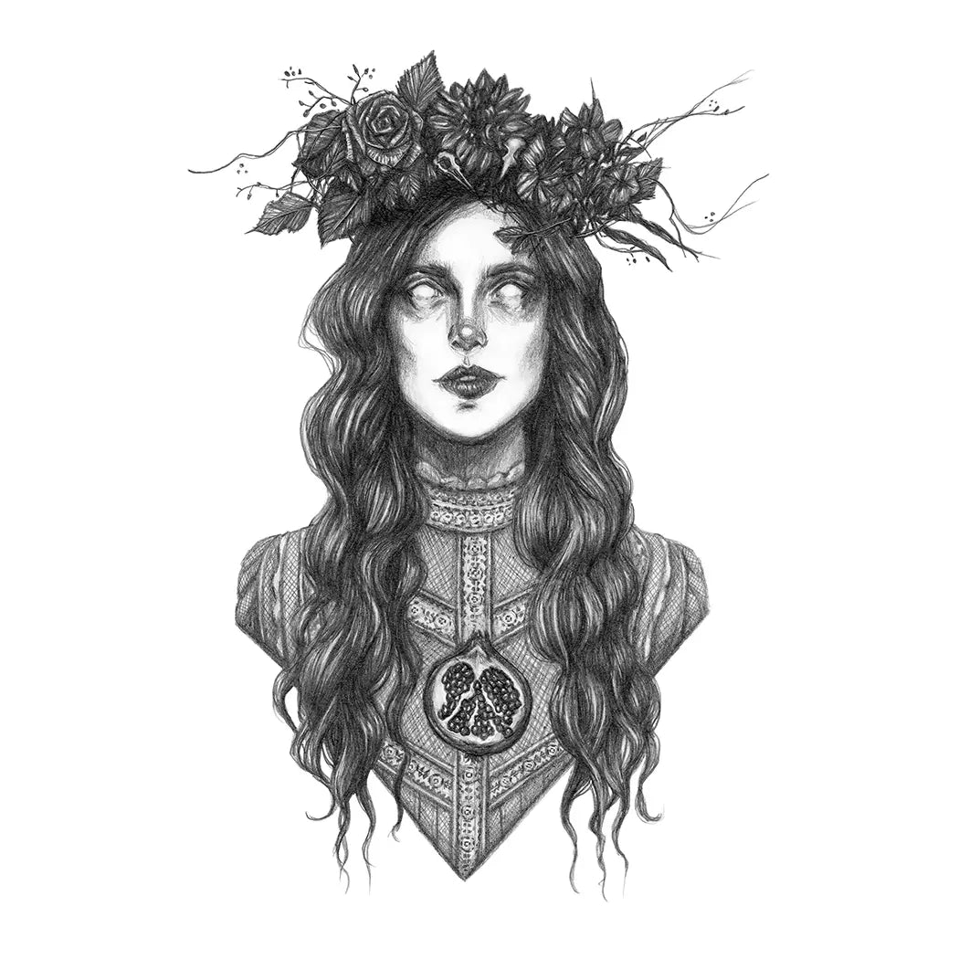 Persephone Fine Art Print - Greek Goddess of the Underworld