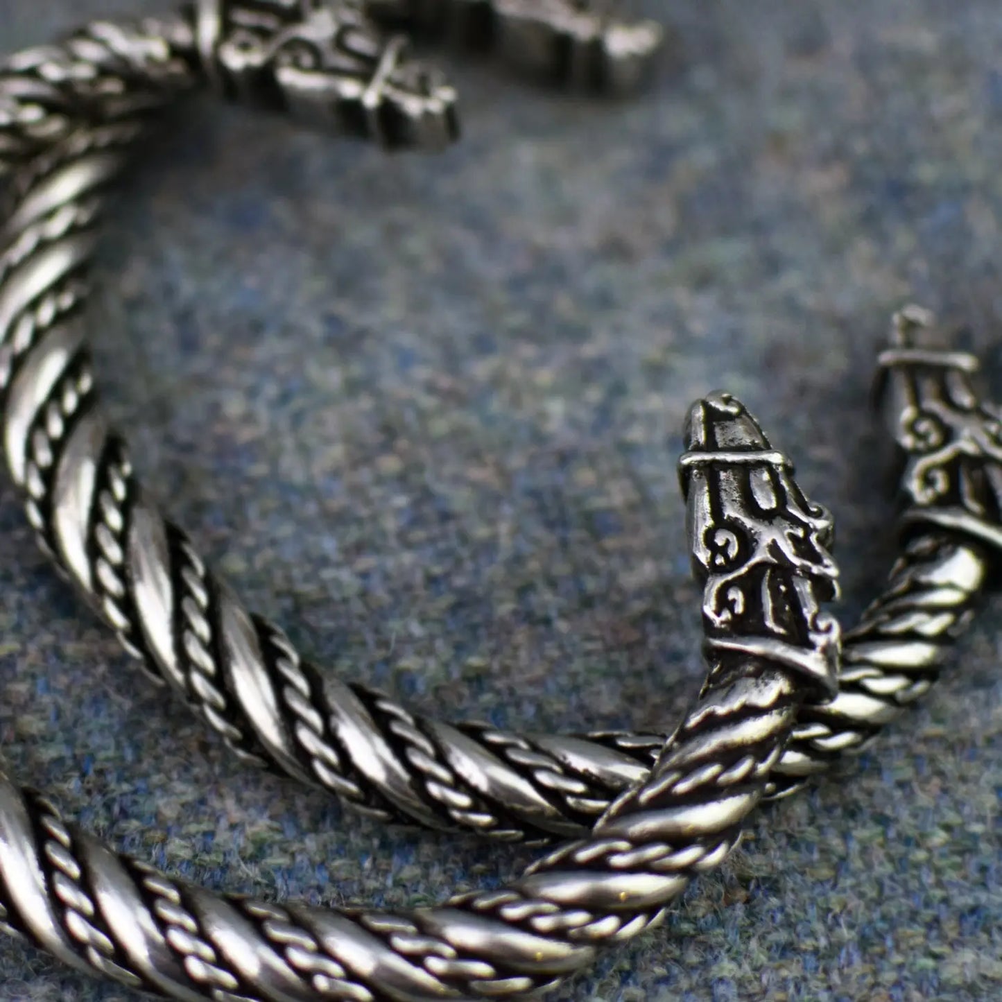 Small Odin's Steed, Sleipnir Pewter Viking Bracelet