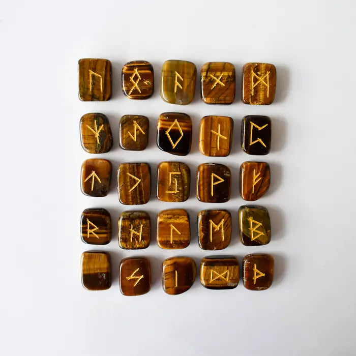 Tiger Eye Rune Set