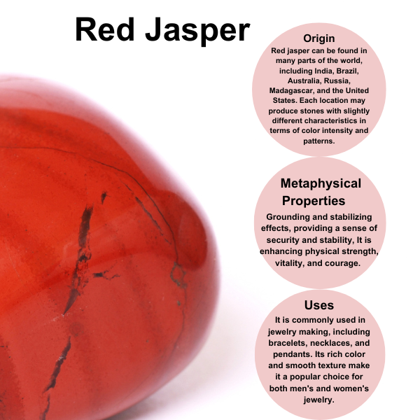Red Jasper Crystal Tower | Healing Obelisk Point | Natural Gemstone Tower
