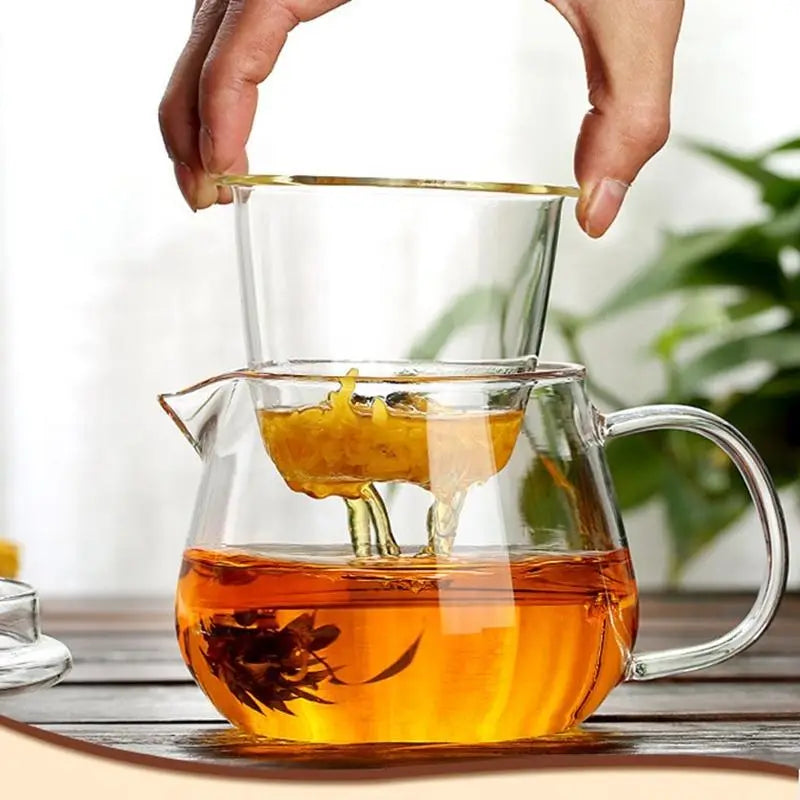 Glass Teapot with Infuser and Lid 16oz