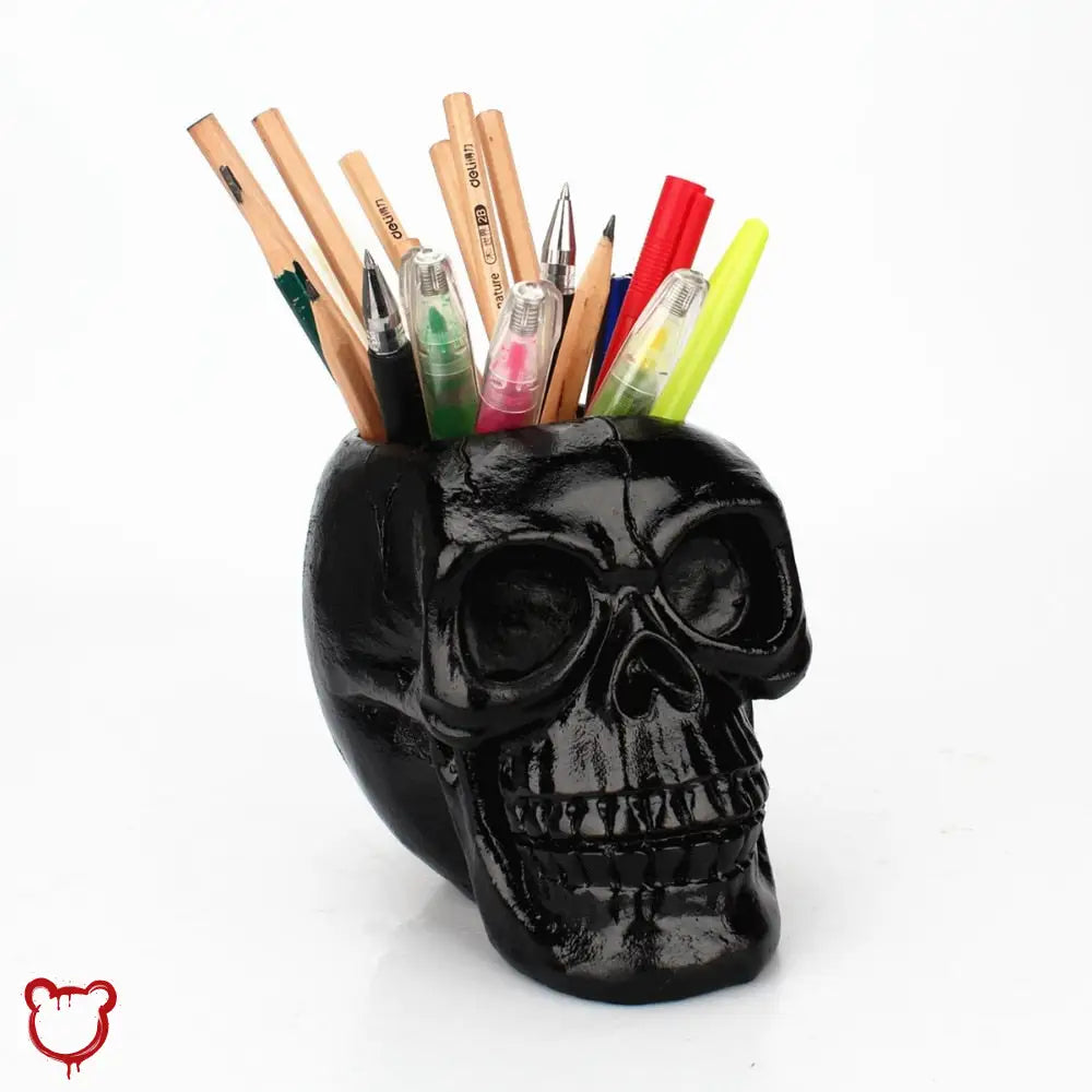 Deadly Black Skull Pot by The Cursed Closet