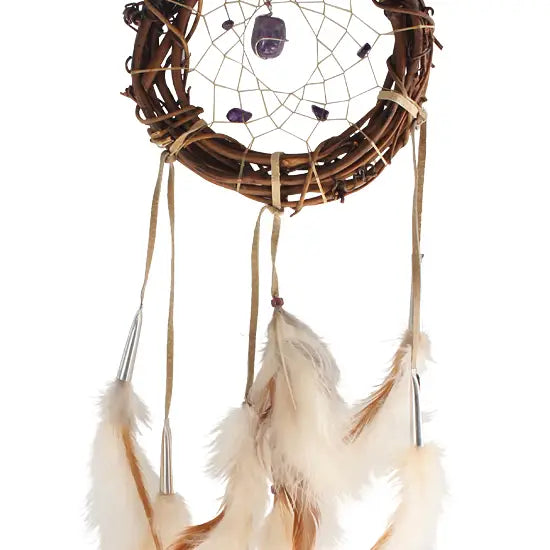 Dream Catcher Twig Amethyst 6"