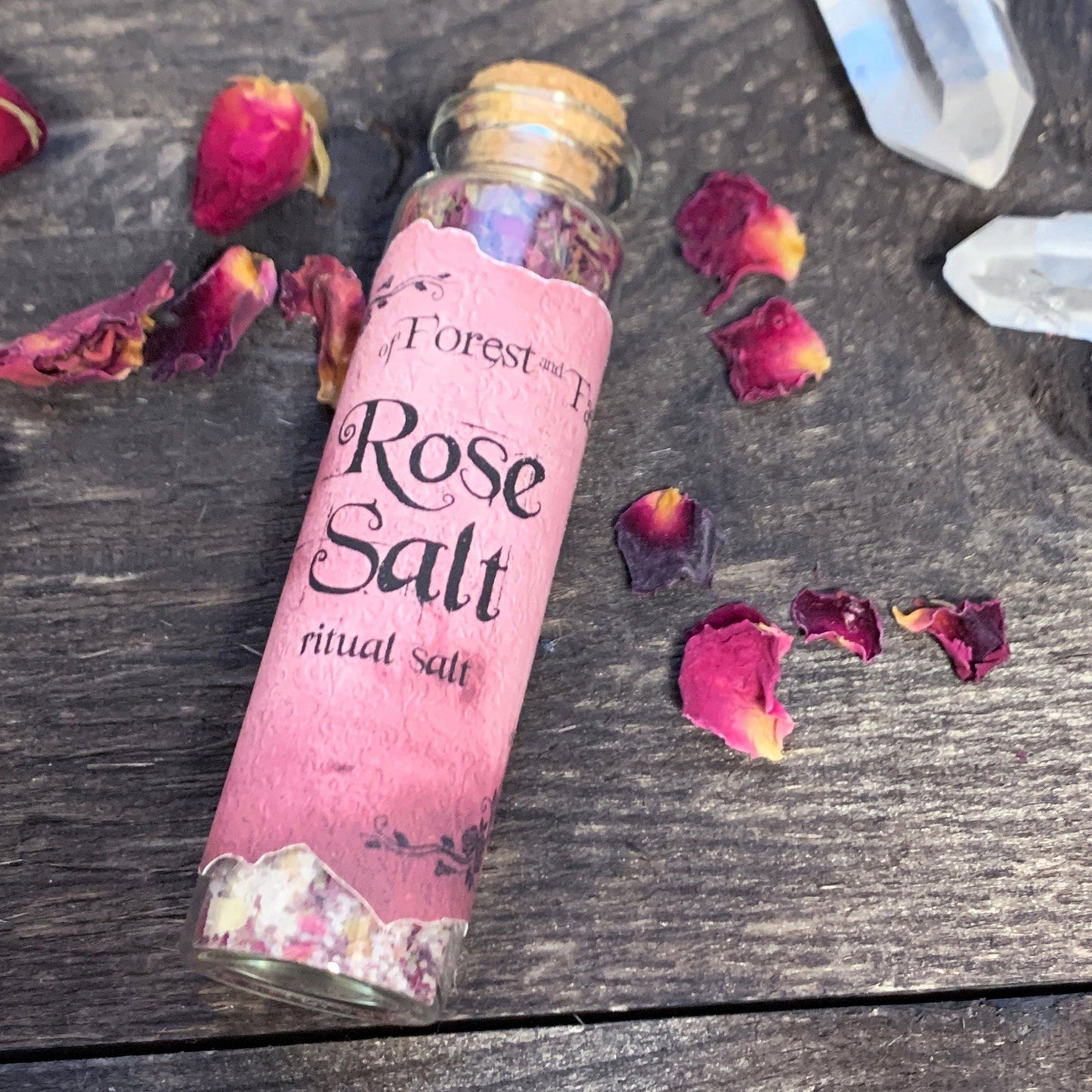 Rose Ritual Salt • Enchanted salt for spell work