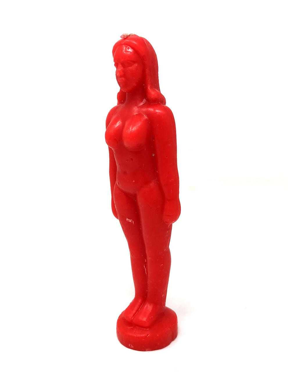 Red Lady Figure Candle | Vrinda Ritual Candle