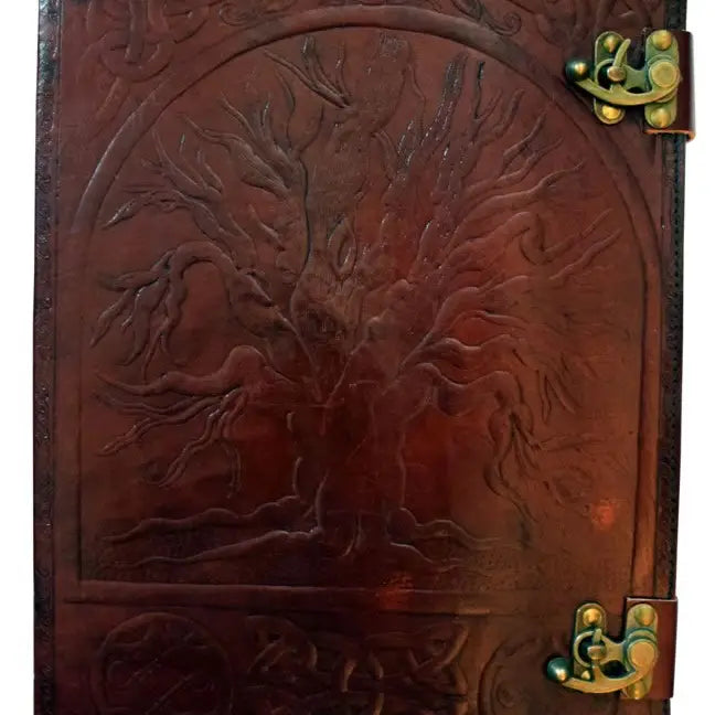 10 x 13 Leather Journal Tree of Life