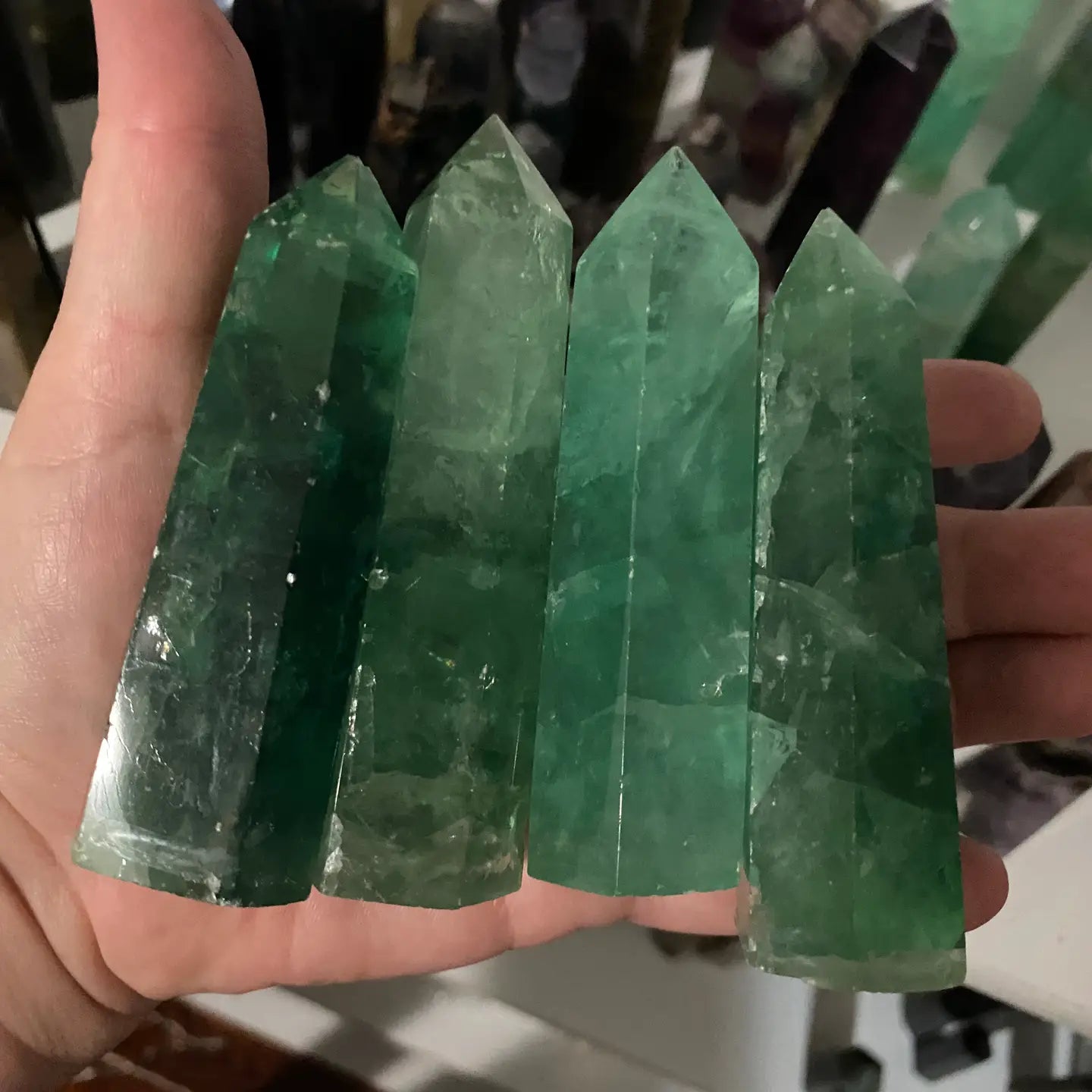 Green Fluorite Towers