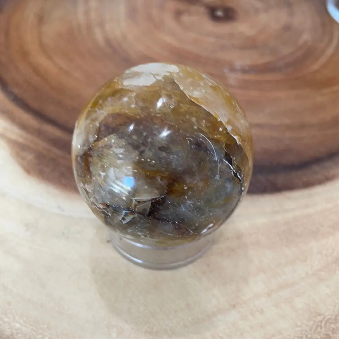 Golden Healer Quartz Sphere