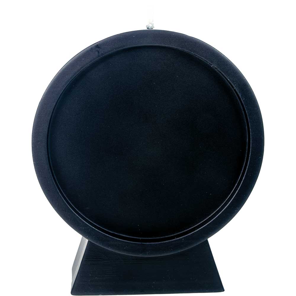 Intention Candle - Pentacle Black & Silver (Each)